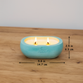 Load image into Gallery viewer, Lemon Fir Scented Soy Candle | Alma Collection