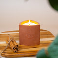 Load image into Gallery viewer, Cinnamon Vanilla scented Soy Candle | Mica Collection