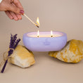 Load image into Gallery viewer, Lavender and sage Scented Soy Candle | Alma Collection