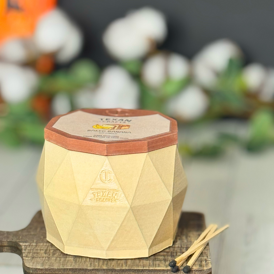 Baked Banana Bread scented Soy Candle | Aspen Collection