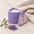 Load image into Gallery viewer, Mica Spa Stone hand-cast stone soy candle by Texan Crafts