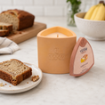 Load image into Gallery viewer, Mica Sunday Loaf hand-cast stone soy candle by Texan Crafts