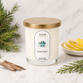 Load image into Gallery viewer, Stella Cedar Frost hand-poured soy candle by Texan Crafts