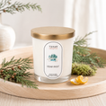 Load image into Gallery viewer, Stella Cedar Frost hand-poured soy candle by Texan Crafts