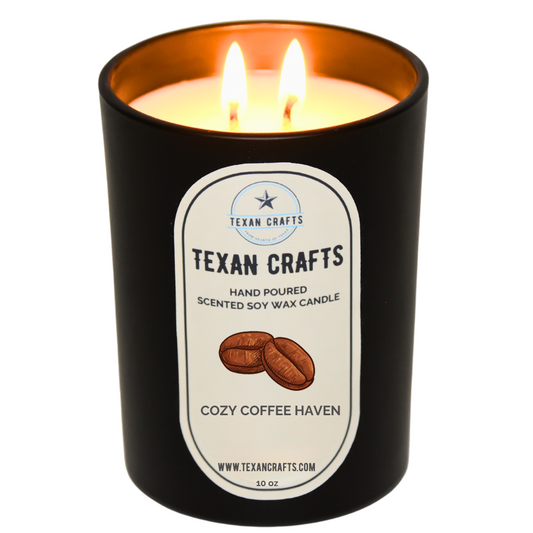 Midnight Elegance Cozy Coffee Haven Soy Wax Candle