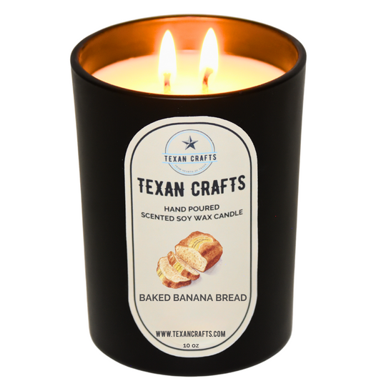 Midnight Elegance Baked Bananas Soy Wax Candle