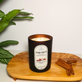 Load image into Gallery viewer, Midnight Elegance Cinnamon Vanilla Delight Soy Wax Candle
