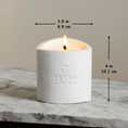 Load image into Gallery viewer, Coconut Santal scented Soy Candle | Mica Collection
