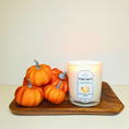 Load image into Gallery viewer, Winter Wonderland Caramelized Pumpkin Dreams Soy Wax Candle
