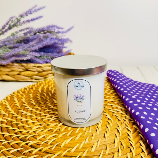 Winter Wonderland Lavender  Soy Wax Candle