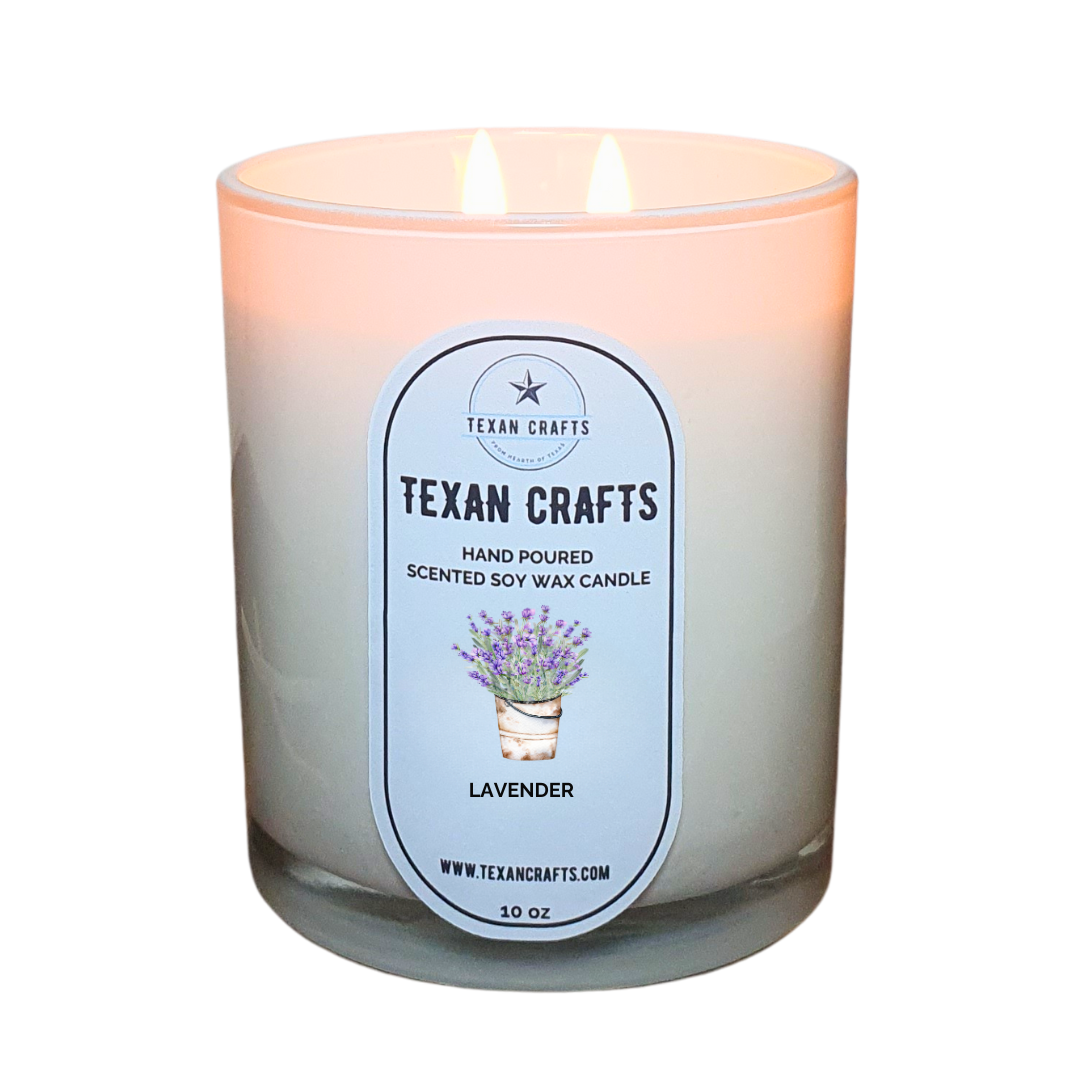 Winter Wonderland Lavender  Soy Wax Candle