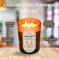 Load image into Gallery viewer, Candlelight Classics Caramelized Pumpkin Dreams Soy Wax Candle
