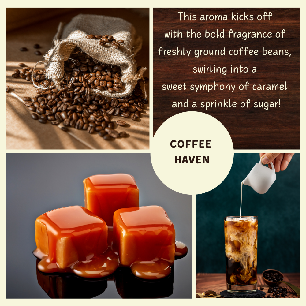Coffee scented Soy Candle | Mica Collection