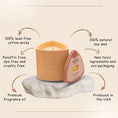 Load image into Gallery viewer, Baked Banana Bread scented Soy Candle | Mica Collection
