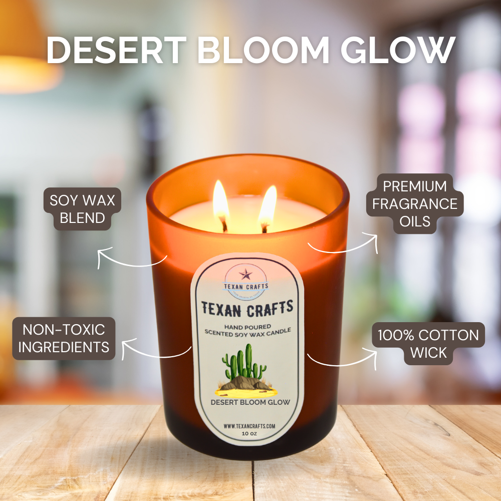 Candlelight Classics Desert Bloom Glow Soy Wax Candle