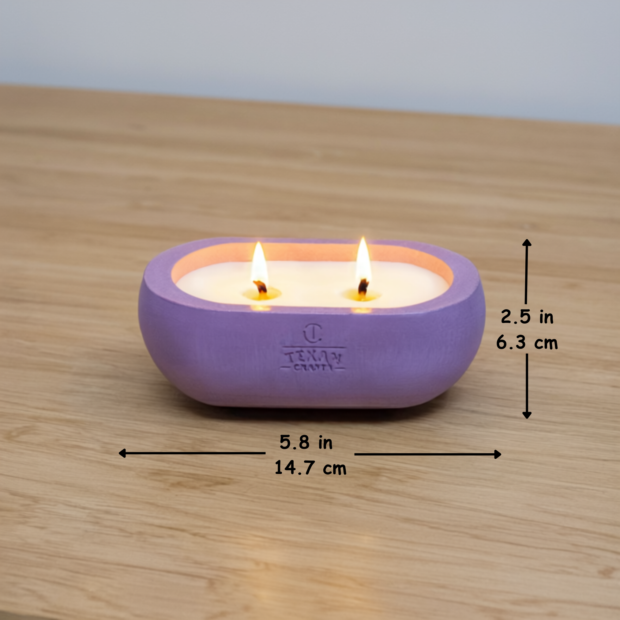 Lavender and sage Scented Soy Candle | Alma Collection
