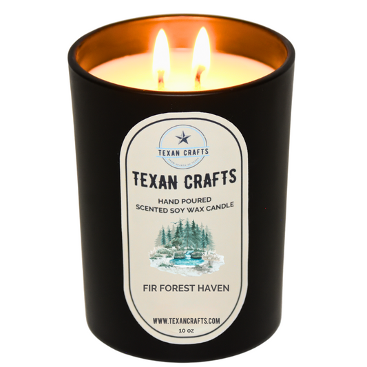 Midnight Elegance Fir Forest Haven Soy Wax Candle