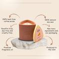 Load image into Gallery viewer, Cinnamon Vanilla scented Soy Candle | Mica Collection
