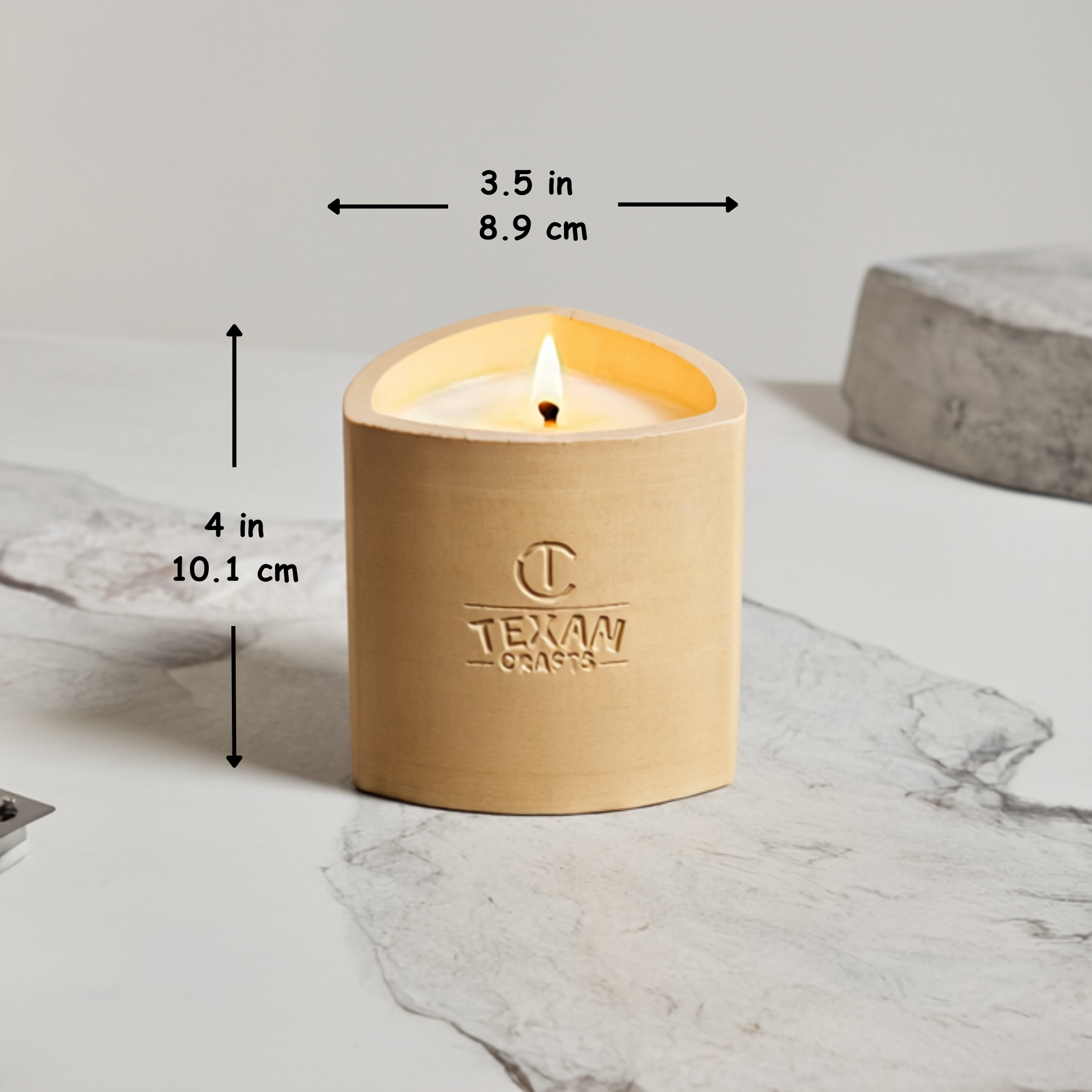 Baked Banana Bread scented Soy Candle | Mica Collection