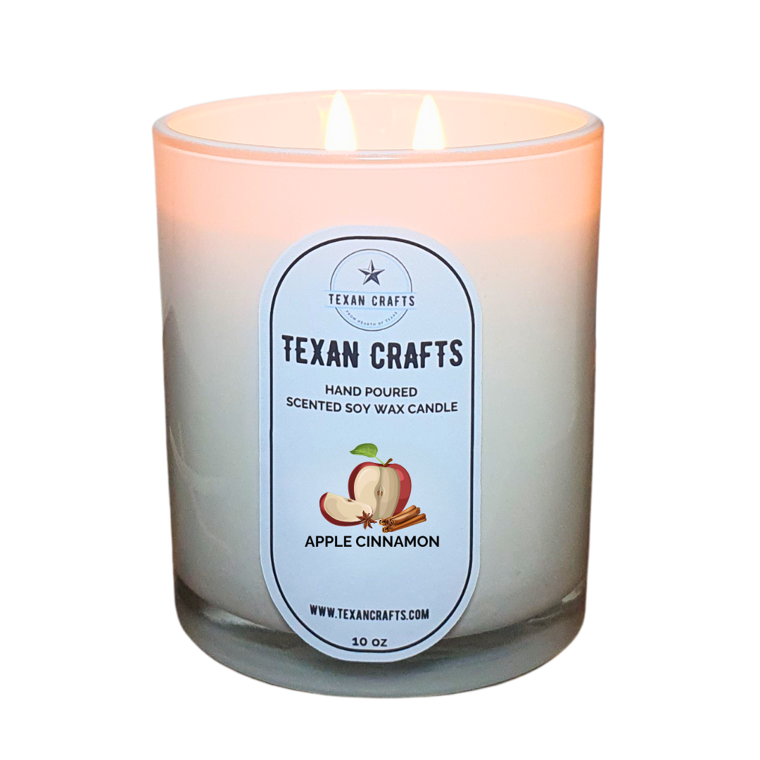 Winter Wonderland Apple Cinnamon Soy Wax Candle