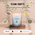 Load image into Gallery viewer, Winter Wonderland Desert Bloom Glow Soy Wax Candle
