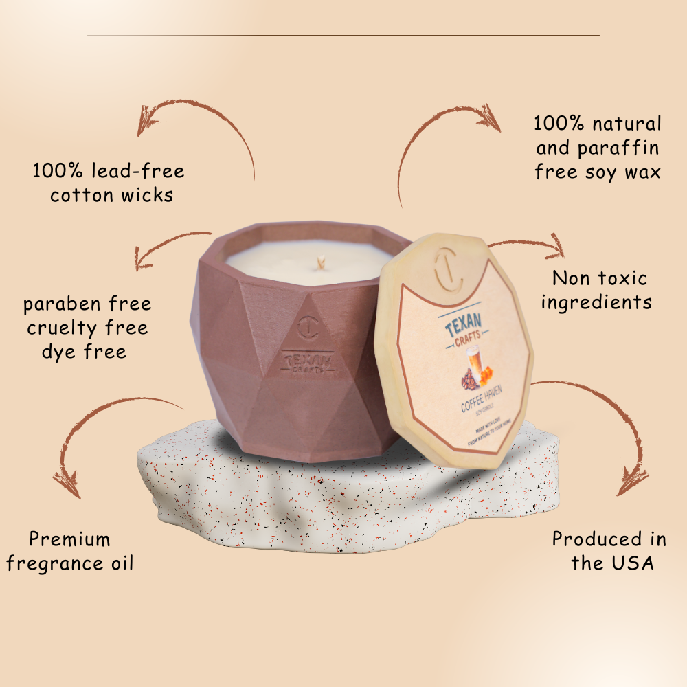 Coffee scented Soy Candle | Aspen Collection