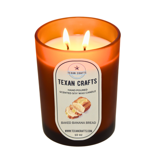 Candlelight Classics Baked Banana Bread Soy Wax Candle