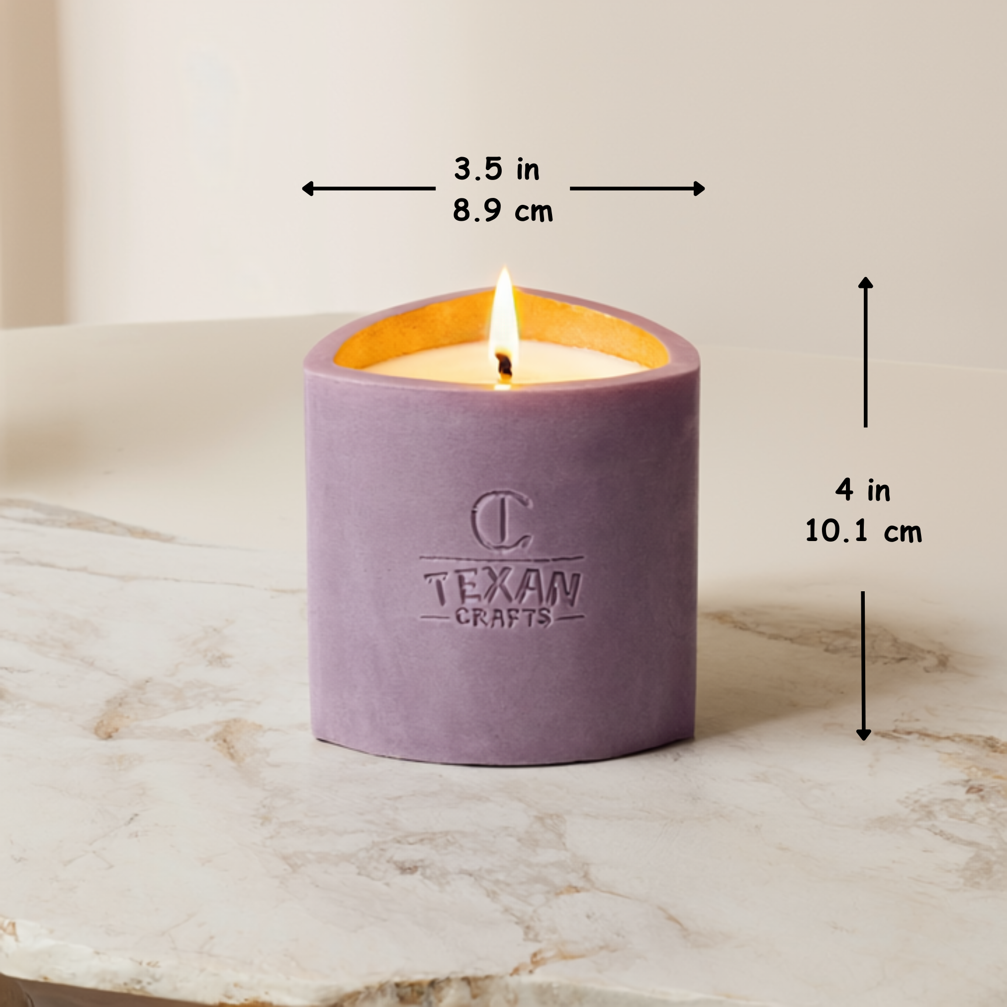 Coffee scented Soy Candle | Mica Collection