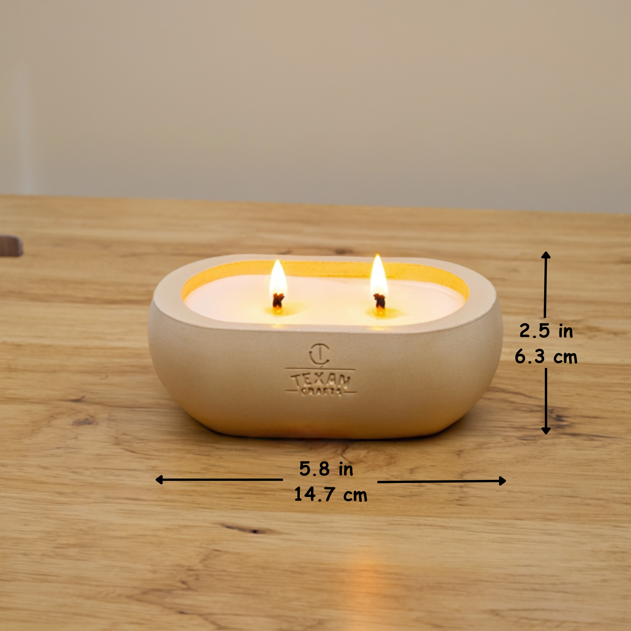 Baked Banana Bread scented Soy Candle | Alma Collection