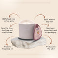 Load image into Gallery viewer, Coconut Santal scented Soy Candle | Mica Collection
