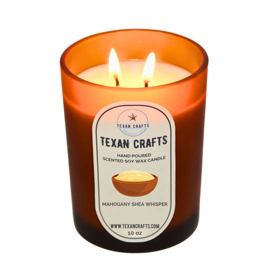 Candlelight Classics Mahogany Shea Whisper Soy Wax Candle