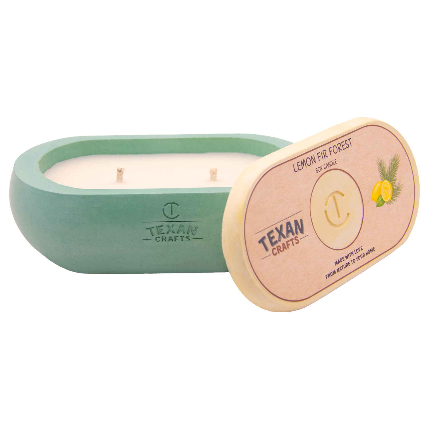 Alma collection Soy Candle | Lemon Fir Forest