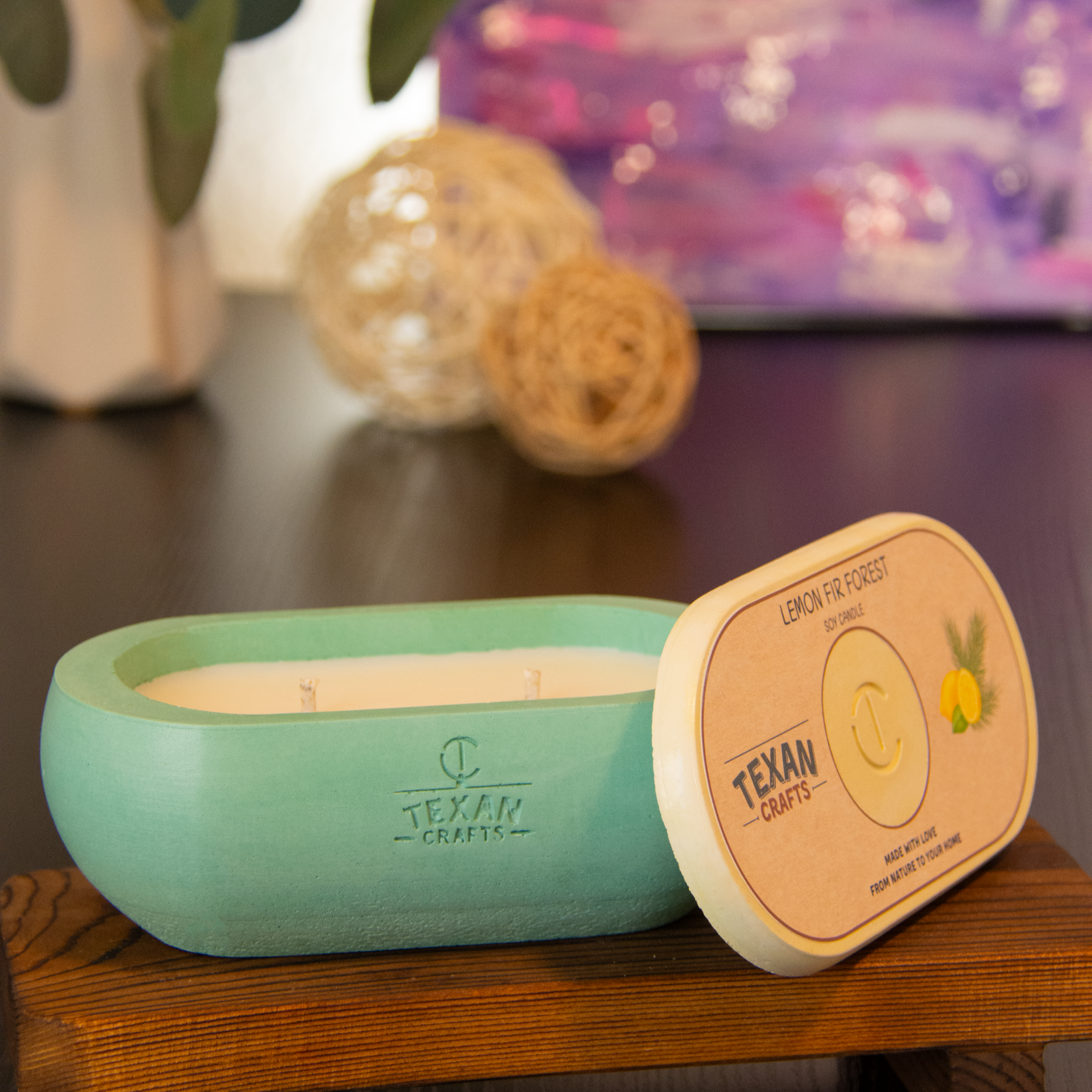 Alma collection Soy Candle | Lemon Fir Forest
