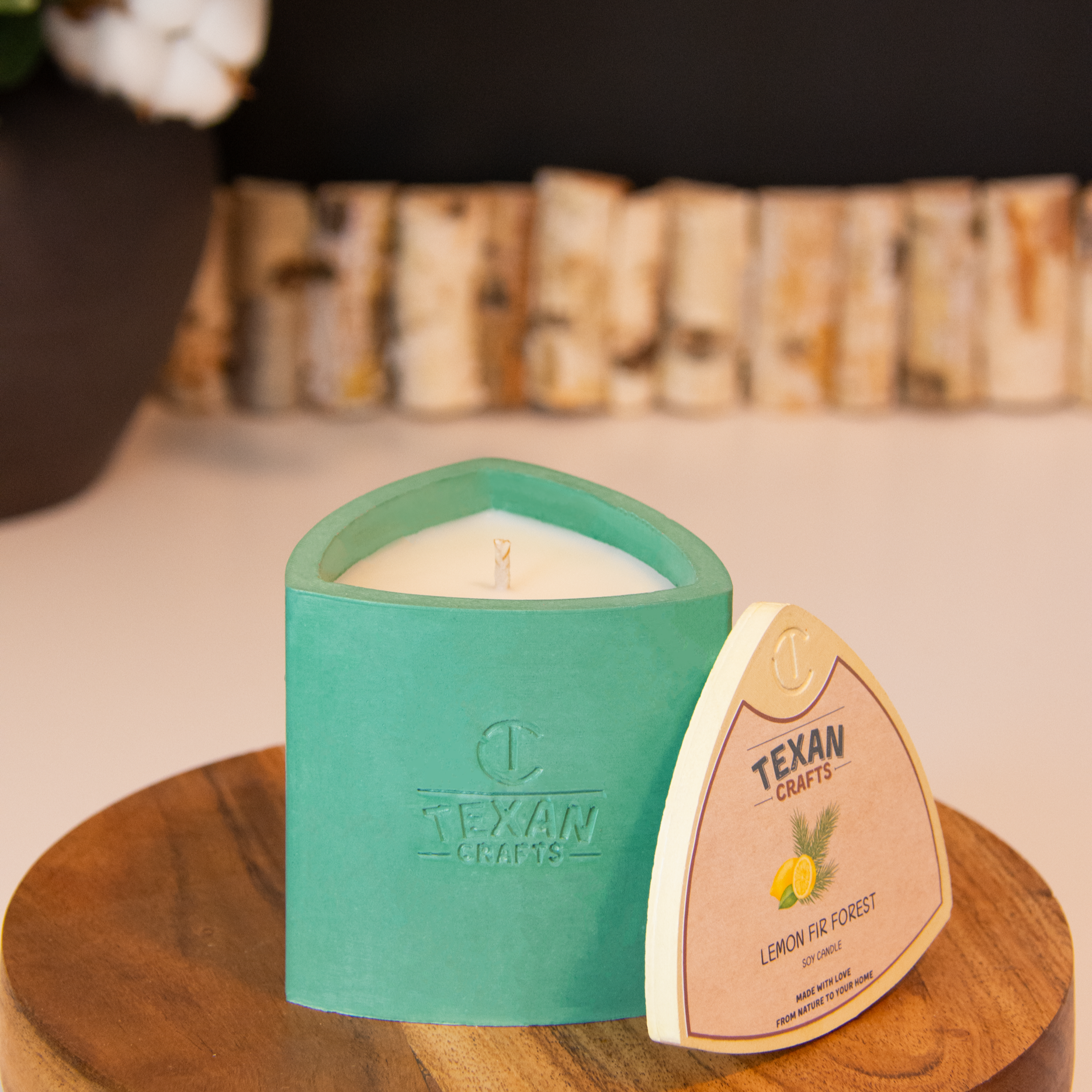 Mica collection Soy Candle | Lemon Fir Forest