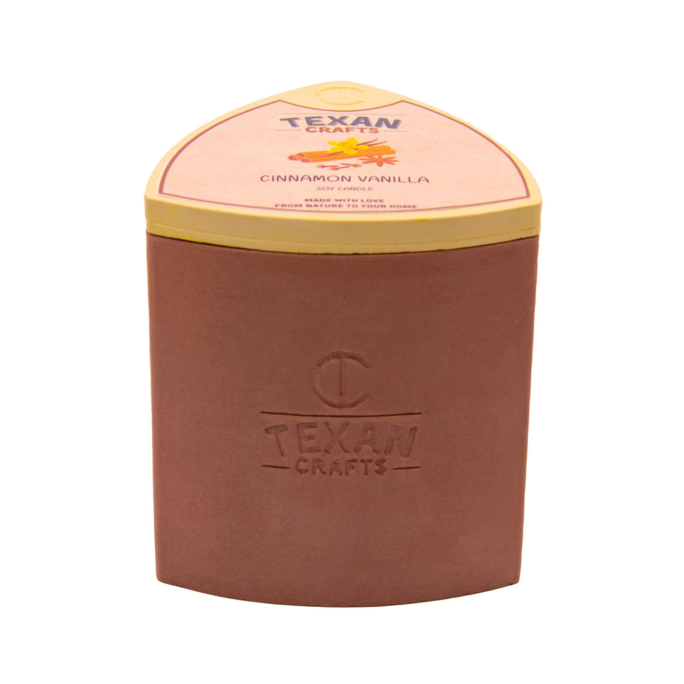 Cinnamon Vanilla scented Soy Candle | Mica Collection