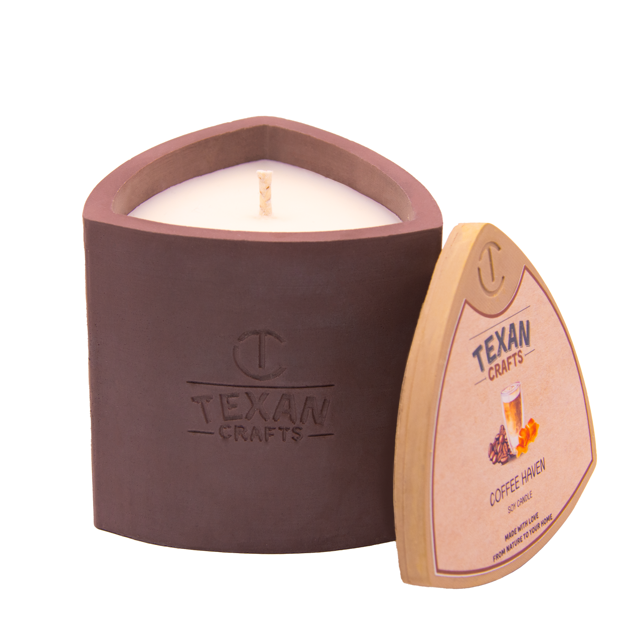 Coffee scented Soy Candle | Mica Collection