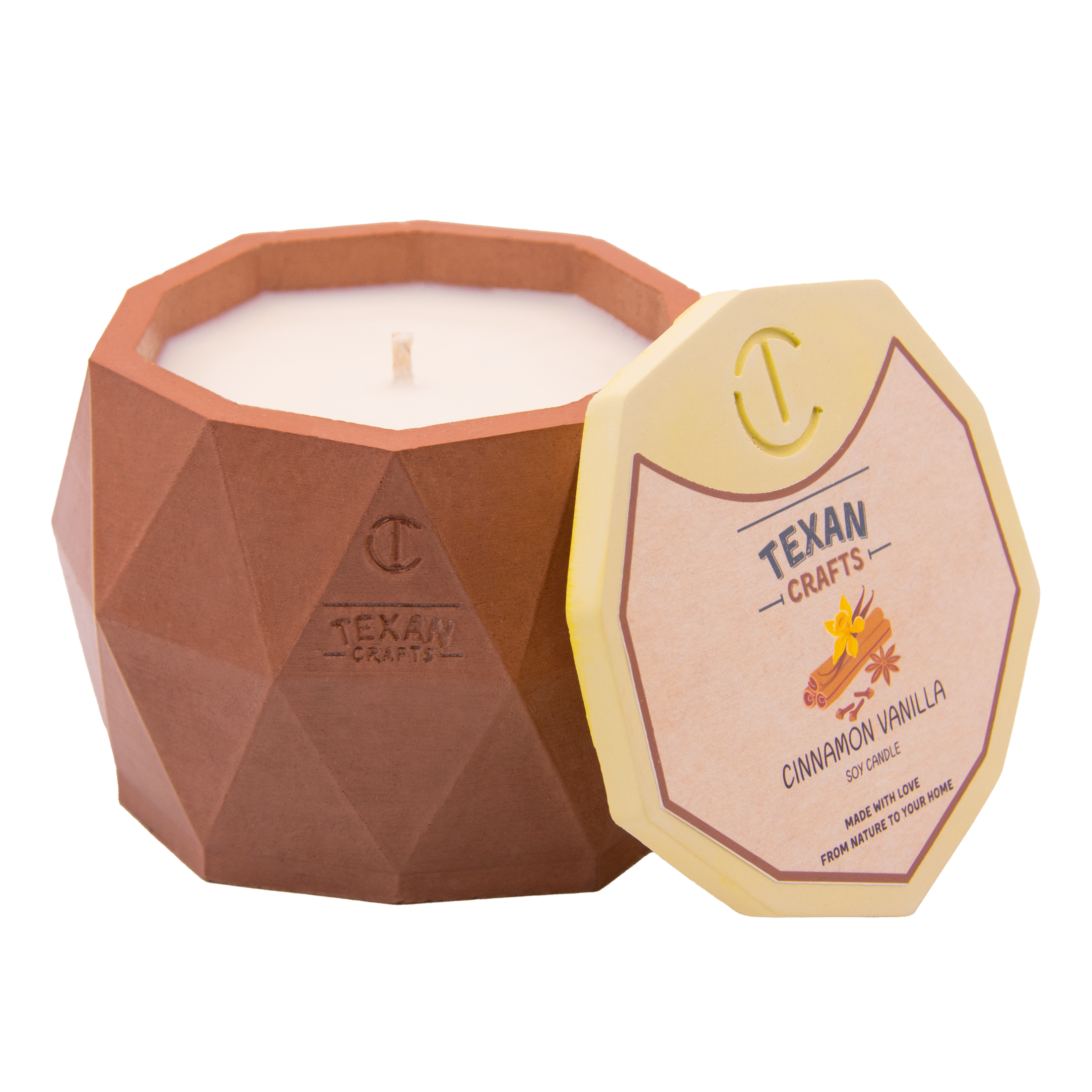 Cinnamon Vanilla scented Soy Candle | Aspen Collection
