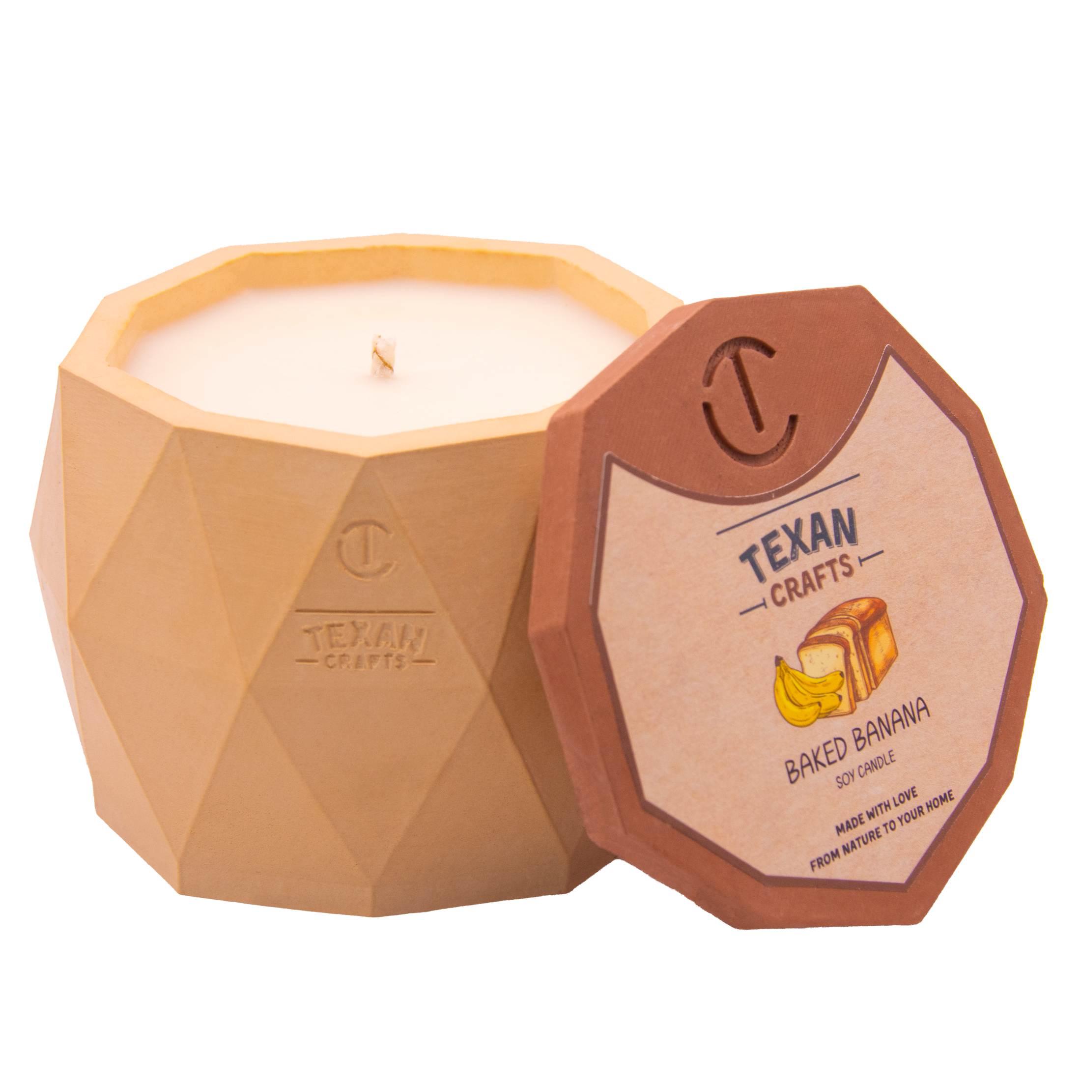 Baked Banana Bread scented Soy Candle | Aspen Collection