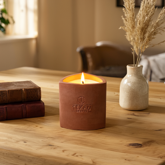 Cinnamon Vanilla scented Soy Candle | Mica Collection