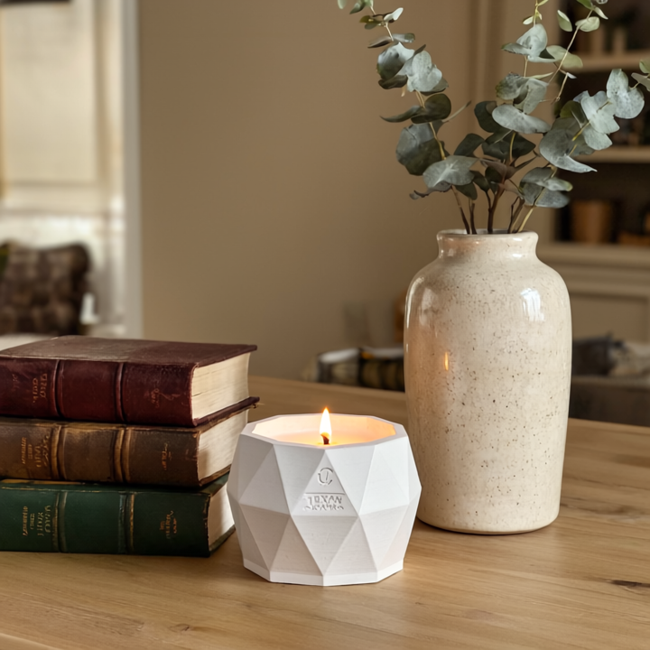 Coconut Santal scented Soy Candle | Aspen Collection