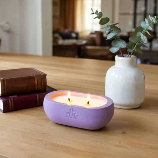 Lavender and sage Scented Soy Candle | Alma Collection
