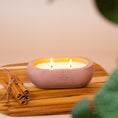Load image into Gallery viewer, Cinnamon Vanilla scented Soy Candle | Alma Collection
