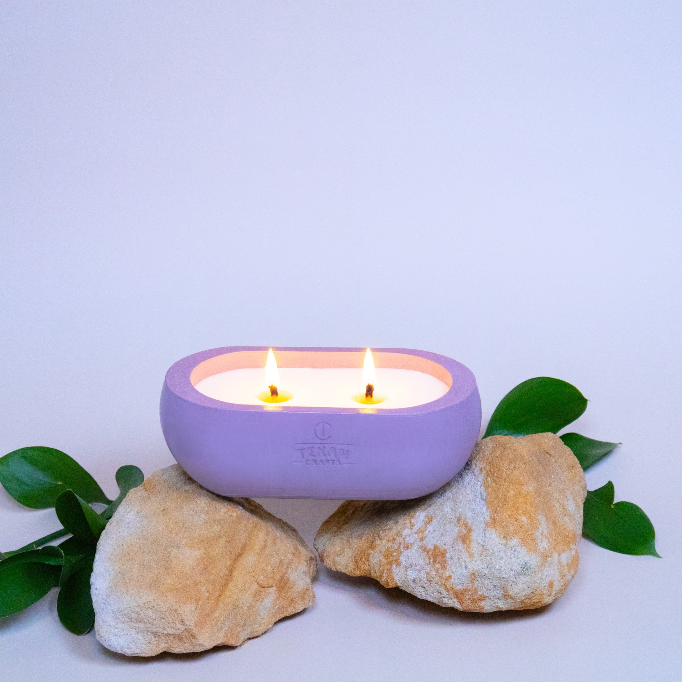 Lavender and sage Scented Soy Candle | Alma Collection