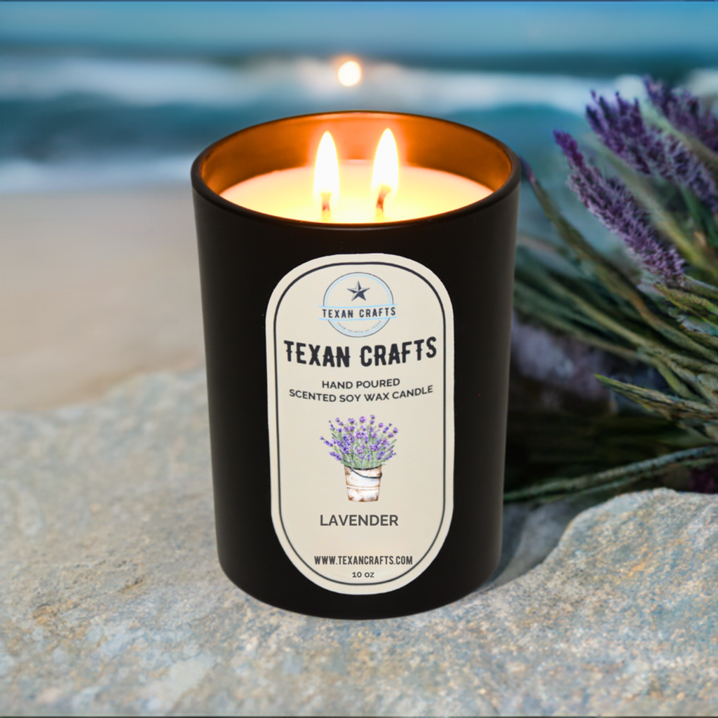 Midnight Elegance Lavender Soy Wax Candle